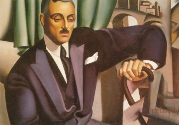 エリストフ王子の肖像画 1925年 現代タマラ・デ・レンピッカ Oil Paintings